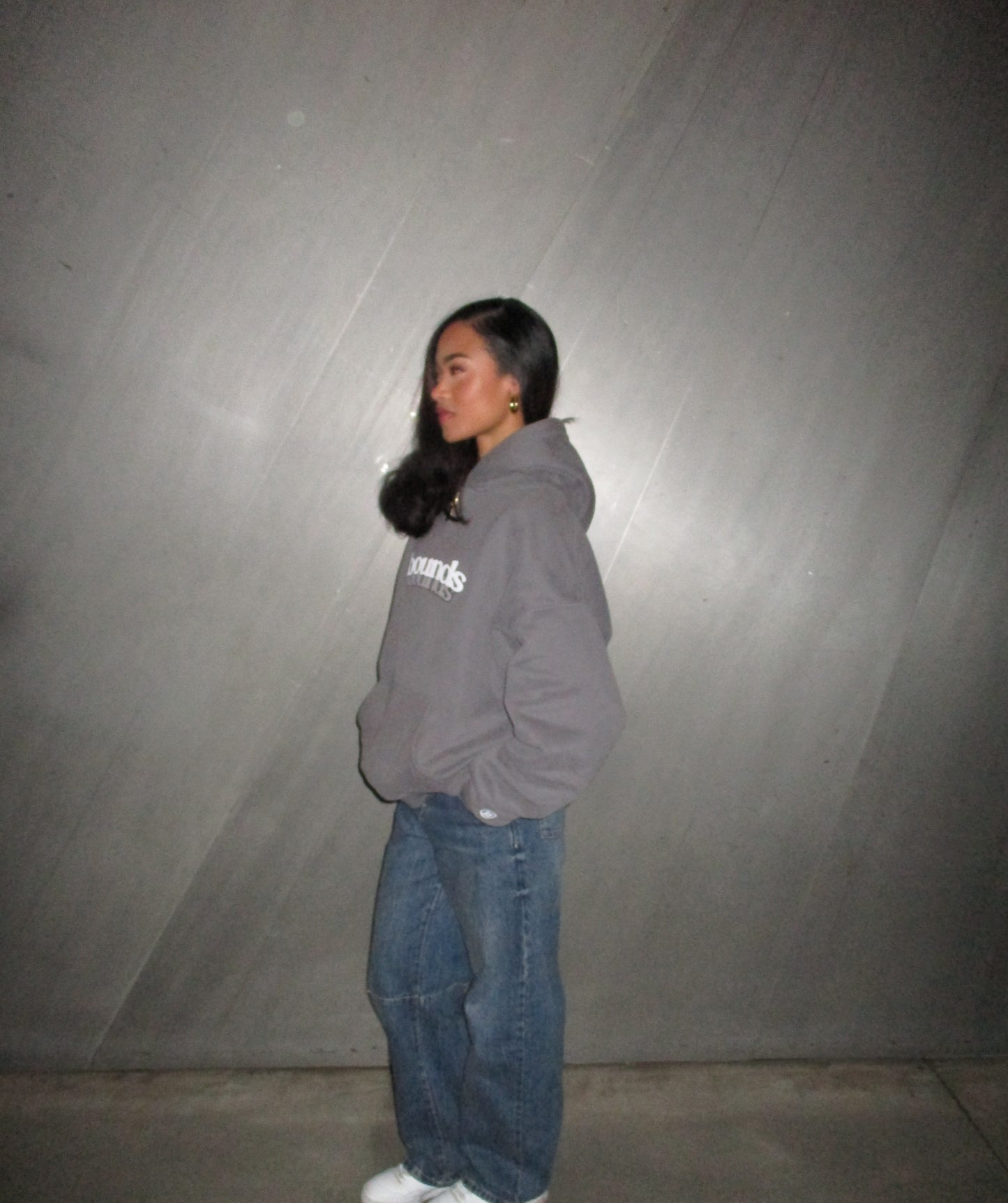 the bounds hoodie - concrete grey